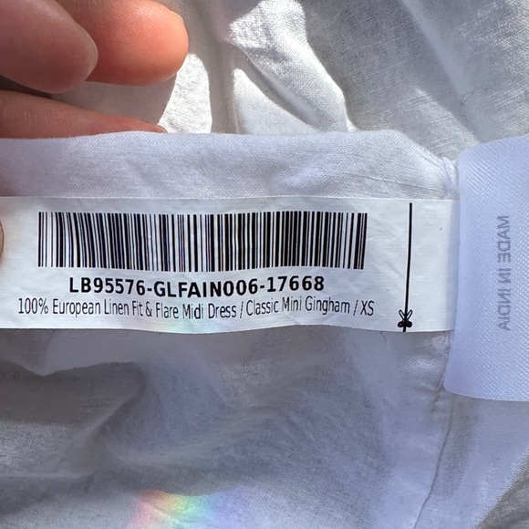 Quince Black & White Gingham Dress - Picture 8 of 10